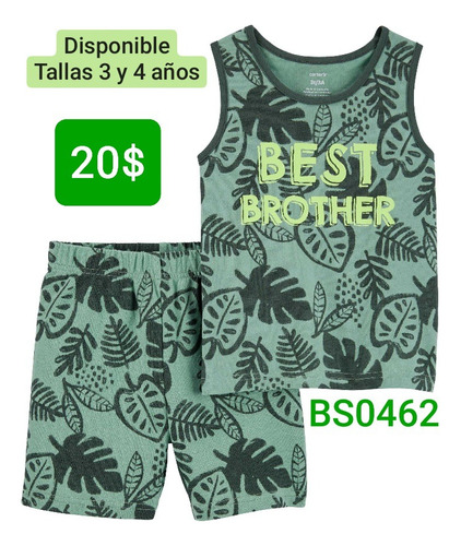 Conjunto Deportivo Para Niño 4 Años Bs0462