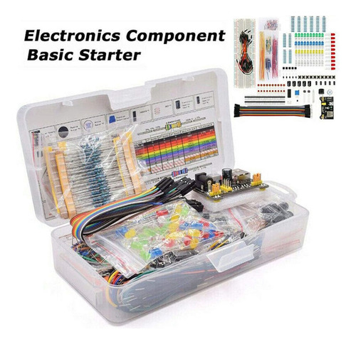 Kit De Componentes Electrónicos 830pcs Compatible Con Arduin