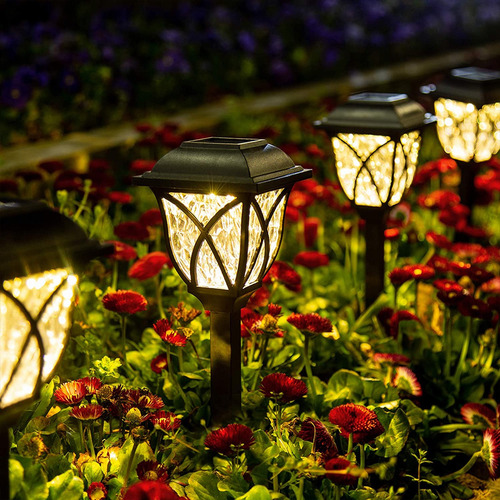Set De Lámparas Solares Para Caminos De Jardín, 6 Piezas