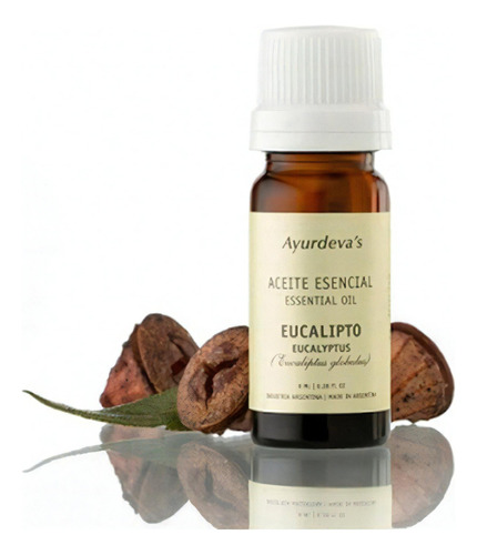 Aceite Esencial De Eucalipto Ayurdeva's 100% Puro Y Natural