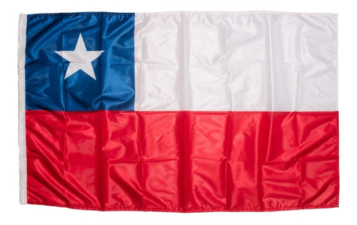 Bandera De Chile 1,5x0,90 Metros-con Envio Gratis 