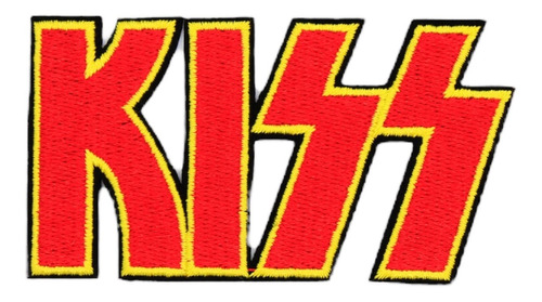 Parche Logo De Kiss - Banda De Rock - Adherible - Para Ropa