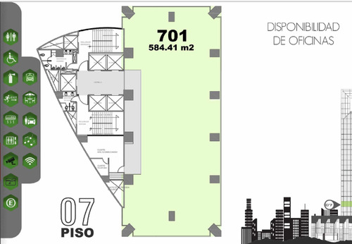 Oficina En Renta En Lomas Altas Torre Quadrata (m2o2439)