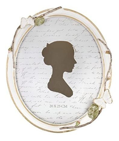 Aels 5x7 Inch Oval Vintage Picture Frame With 3d M4v4g