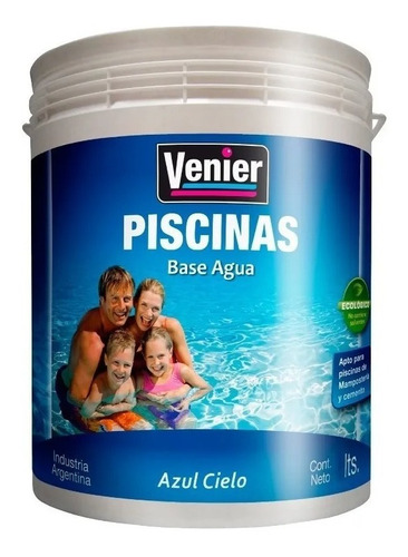 Imagen 1 de 5 de Venier Piscinas Agua Pintura Piletas Protec Superficie 20 Lt
