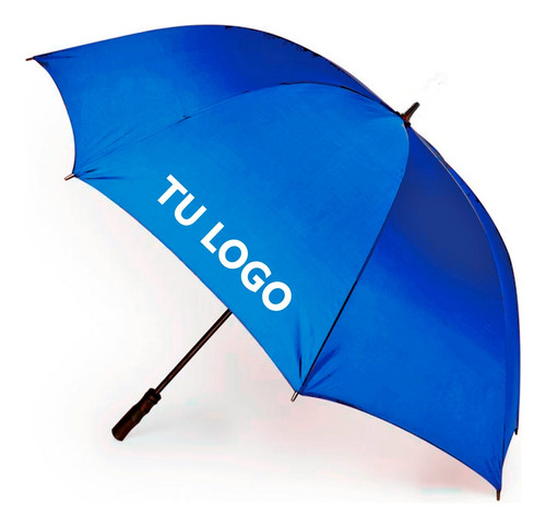 5 Paraguas Gigantes Wind Proof Personalizados Logo 1 Gajo