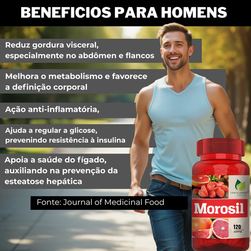 Morosil 500mg - 360 Caps - Outros Suplementos No Anúncio
