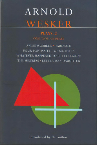 Wesker Plays: 2, De Wesker, Arnold. Editorial Bloomsbury 3pl, Tapa Blanda En Inglés