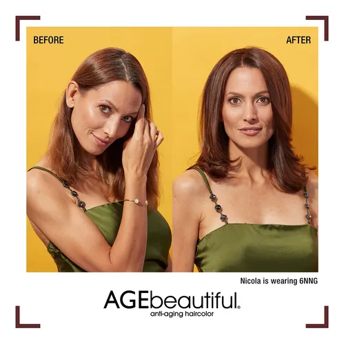 Color De Cabello Age Beautiful Liqui Creme 5rr Rojo Medio In