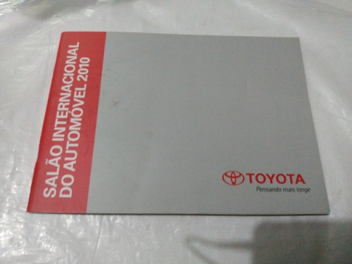 Toyota Salão Internacional Do Automóvel | 2010 | Folheto 