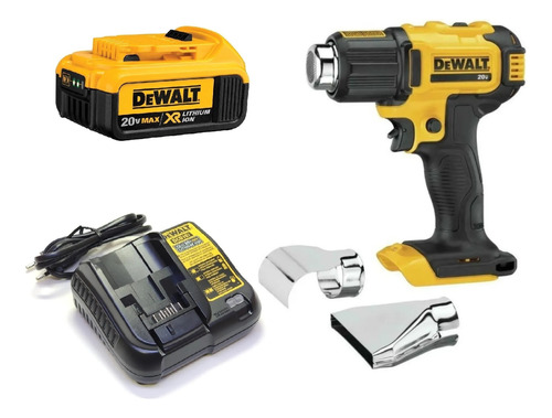 Soprador Térmico Bateria 20v Dce530b Dewalt + Bat E Carregad