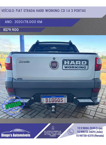 Fiat Strada 1.4 Hard Working Cab. Dupla Flex 3p