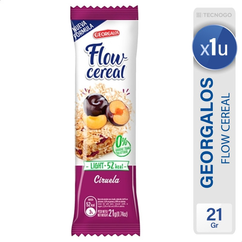 Barra Cereal Ligth Georgalo Ciruela - Mejor Precio