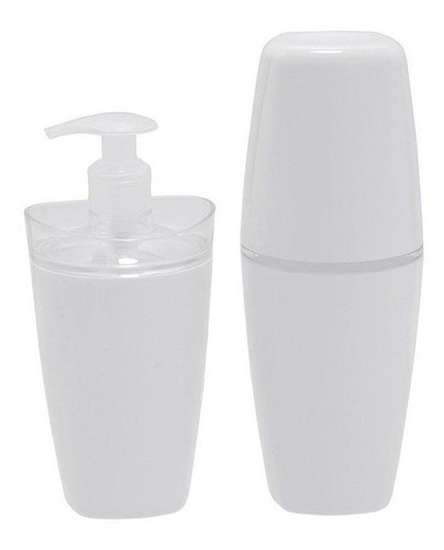 Jg Banheiro Tule 2 Pcs Br Com