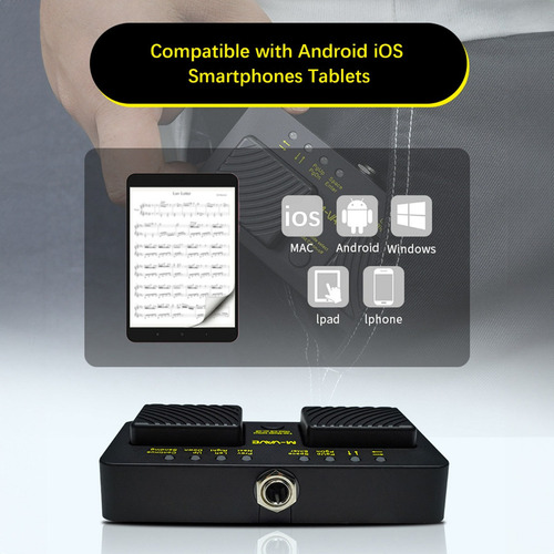 Para Pedal Inalámbrico Cube Spectrum M-vave Modes Tablets .