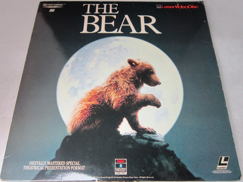 L'ours / The Bear /  El Oso   Laserdisc Importado Usa