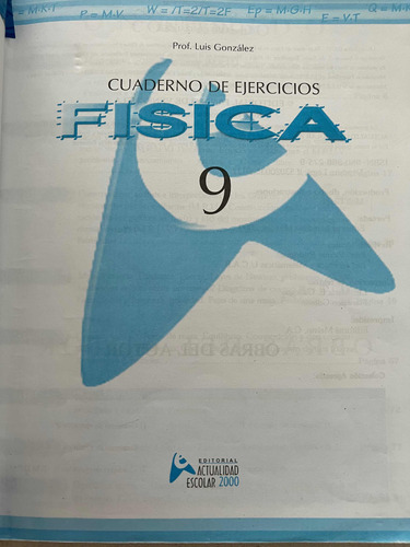 Cuaderno Ejercicios Física 9no Luis González Edit Actualidad