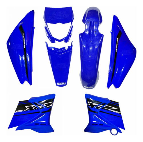 Kit Plástico Yamaha Xtz 125 Tapas Guardabarros 6p Y Calcas!