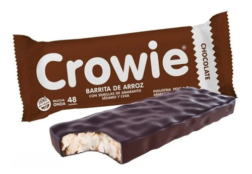 Imagen 1 de 5 de Crowie Barrita Arroz 12gr (promo X 12) Barata La Golosineria