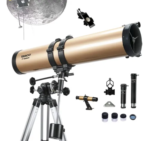 Telescopio Astronómico Tasco Spacestation Refractor 50x600mm Profesional  Para Principiantes