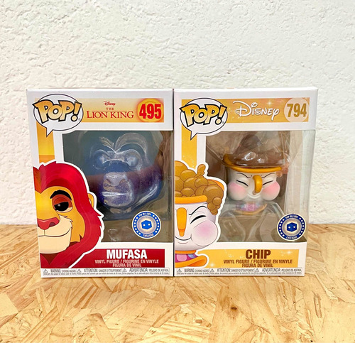 Funko Pop Mufasa & Chip ( Set Piab )