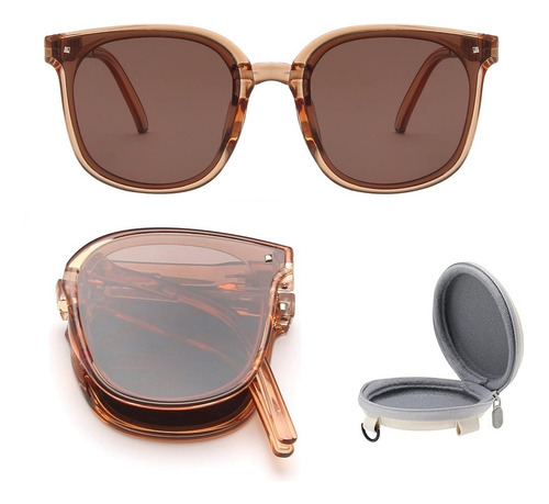 Gafas De Sol Lentes Plegables Con Estuche