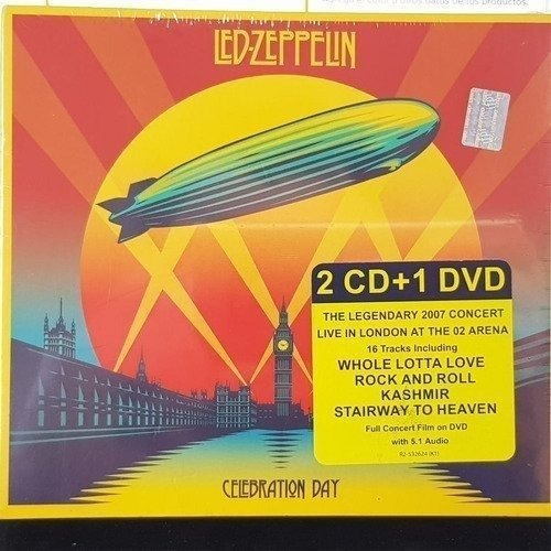 Led Zeppelin Celebration Day 2 Cd + Dvd Nuevo Musicovinyl