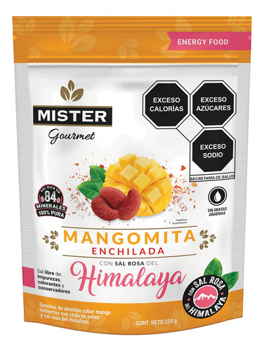 Gomitas Mango Enchiladas Sal Himalaya Mangomita Mister 250g