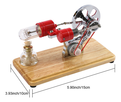 Kit De Motor Stirling Para Educación Física Y Generador De E