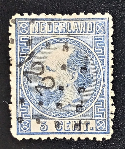 Países Bajos, Yv 7 Guillermo Iii 5c Ultram 1867 Usado L17465