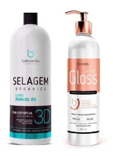 Borabella Selagem Semi Definitiva 1l E Cauter Gloss 500ml