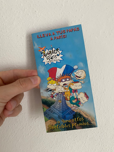 Rugrats En París La Película Vhs Nickelodeon Español Latino (Usado)