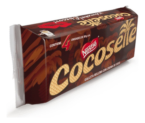 Cocosette® 4 Unidades Galleta Rellena De Crema De Coco