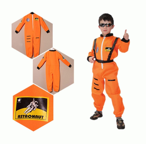 Disfraz Traje Infantil Astronauta Nasa Mision Espacial