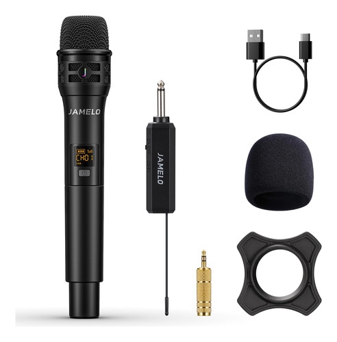 Microfono Inalambrico Sistema Profesional Dual Uhf Karaoke