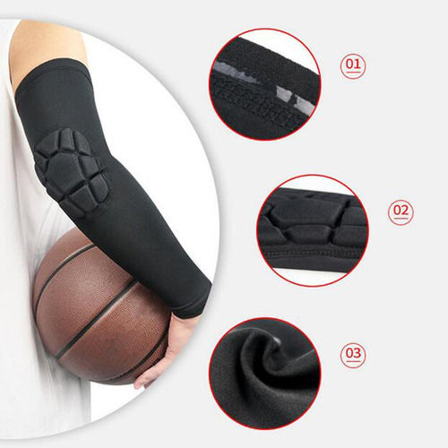 4 Pieza Acolchada Manga De Brazo Antebrazo Codo Protector De