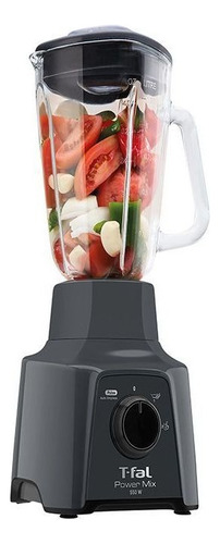 Licuadora T-fal Power Mix Ln283bmx 1.25 L Con Vaso De Vidrio Gris