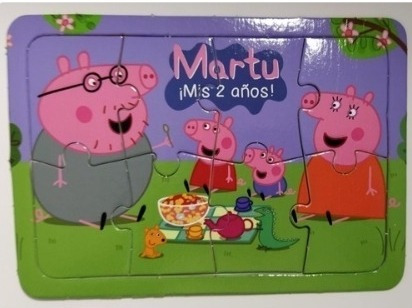 Rompecabeza Cartón 54pzas A4 Personalizado Poneletulogo!