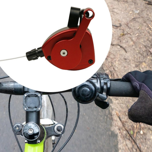 Accesorio De Cambio De Palanca Para Bicicletas Rojo Negro