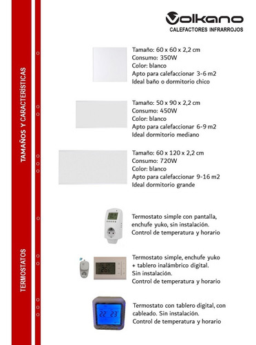 Panel Calefactor Eléctrico Infrarrojo Estufa Bajo Cons. 450w