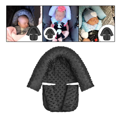 Soporte Para La Cabeza Del Bebé Universal Recién Negro