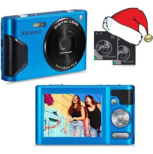 Camara Digital Altruewit 48mp 4k Modo Macro Panel Tft Azul