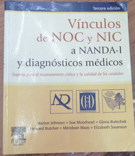 Libro Vinculos De Noc Y Nic A Nanda-i Y Diagnosticos Medicos