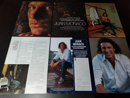 (ah050) Juan Pico Monaco * Recortes Revistas Clippings (Usado)