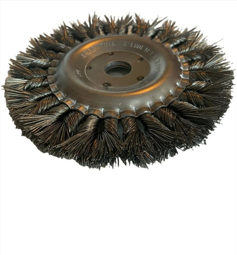 Cepillo Circular Trenzado Fpl Eje 22/16-alambre Templado 0,5