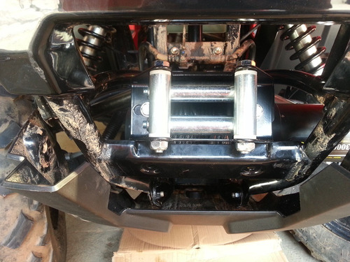 Imagem 9 de 10 de Suporte Guincho Quadriciclo Atv Honda Four Trax 2014+ Em 12x