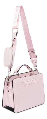Bolsa De Mano Steve Madden Dt618175 Satchel Rosa Pastel