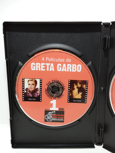 Imagen 3 de 5 de 4 Películas De Greta Garbo - Dvd - Colección Cine Club