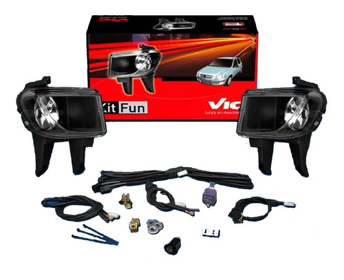 Kit De Faros Antiniebla Auxiliares Chevrolet Celta/prisma 11