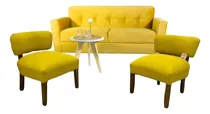 Comprar Sillon 2 Cuerpos + Combo Materas + Mesa Ratona Redonda